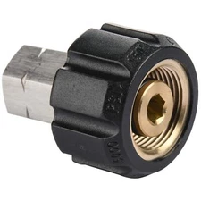 Pressure Washer Adapter Female Metric M22 to 1/4 Inch Female NPT Fitting 5000...
