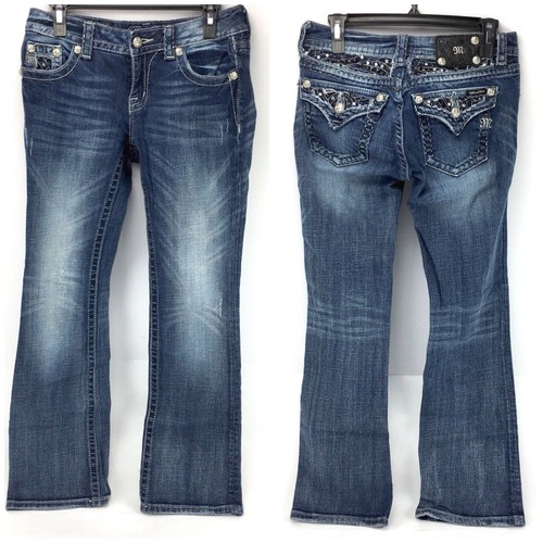 Miss Me JE5414BR Jeans Flap Pocket 