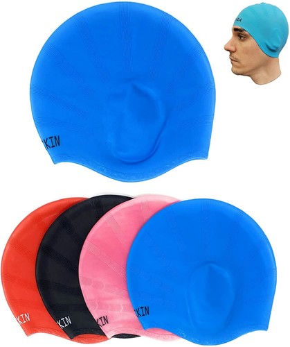 1 Cuffia Nuoto Silicone copri orecchie adulto piscina mare terme spa hotel  | eBay