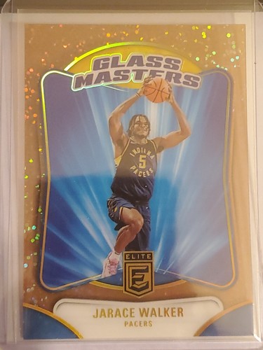 2023-24 Donruss Elite JARACE WALKER Glass Masters SSP GOLD INTERNATIONAL /10 - Picture 3 of 12