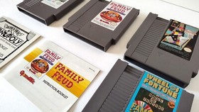 NES 4 Board Game Lot Monopoly Family Feud Pictionary Wheel of Fortune All Tested