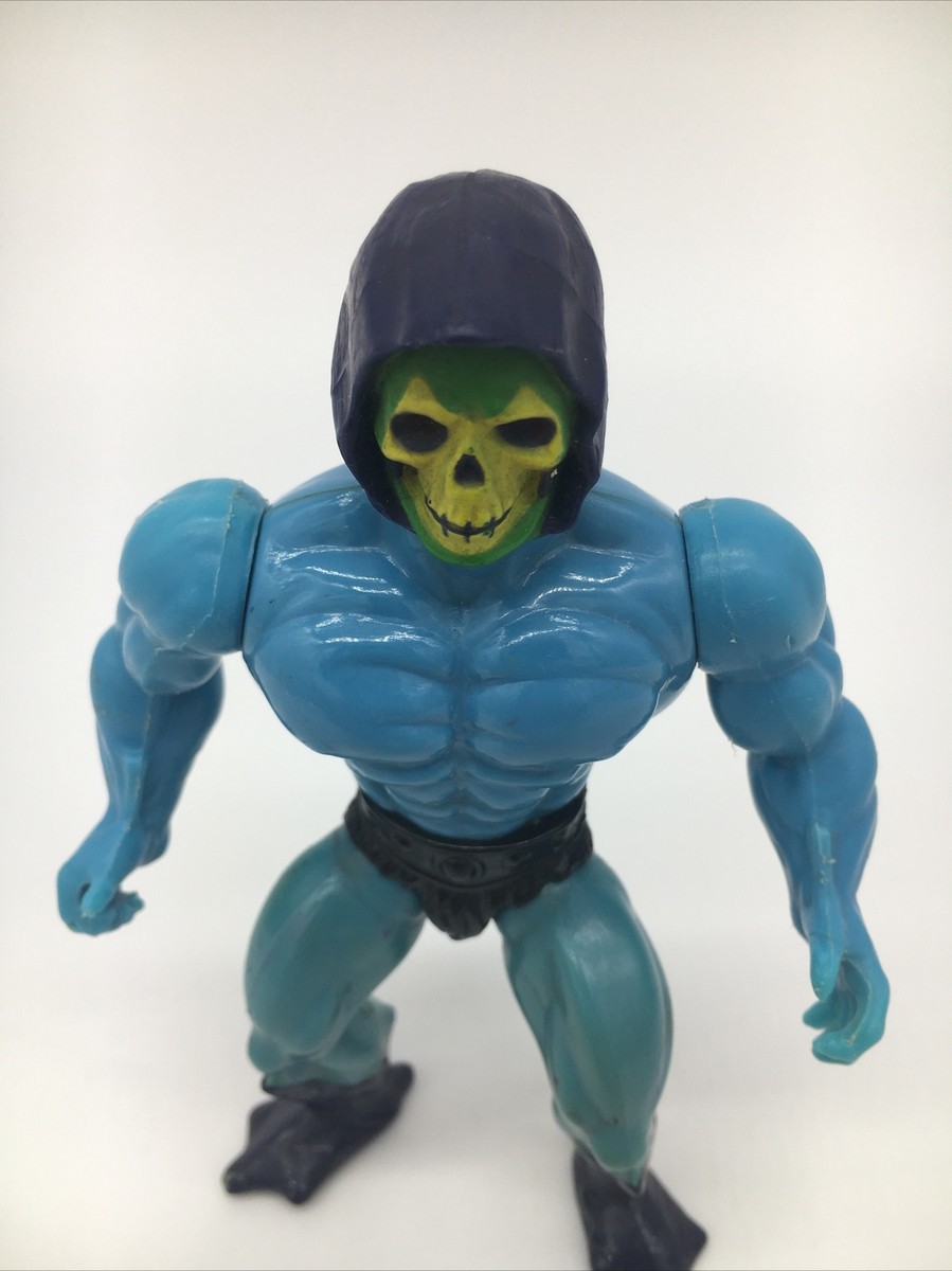 VINTAGE 1981 MATTEL HE-MAN MOTU HARD HEAD VARIANT SKELETOR
