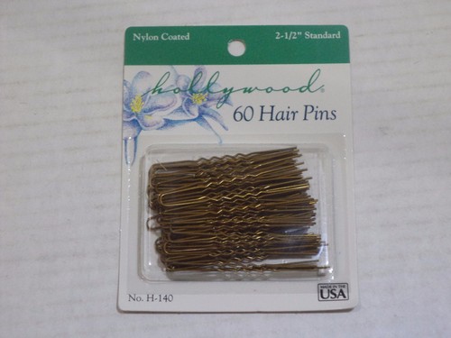 Hollywood Hair Pin Gold 60+60=120ct Everyday Casual Office-Appropriate PonyTail