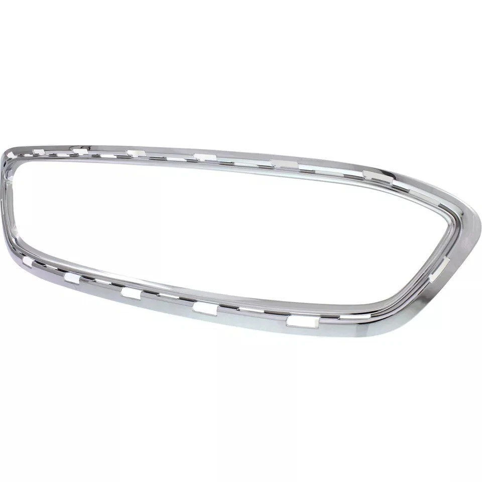 New Front Center Grille Trim Chrome Fits 2011 2012 2013 Ford Fiesta FO1037102 Foto 4 de 4