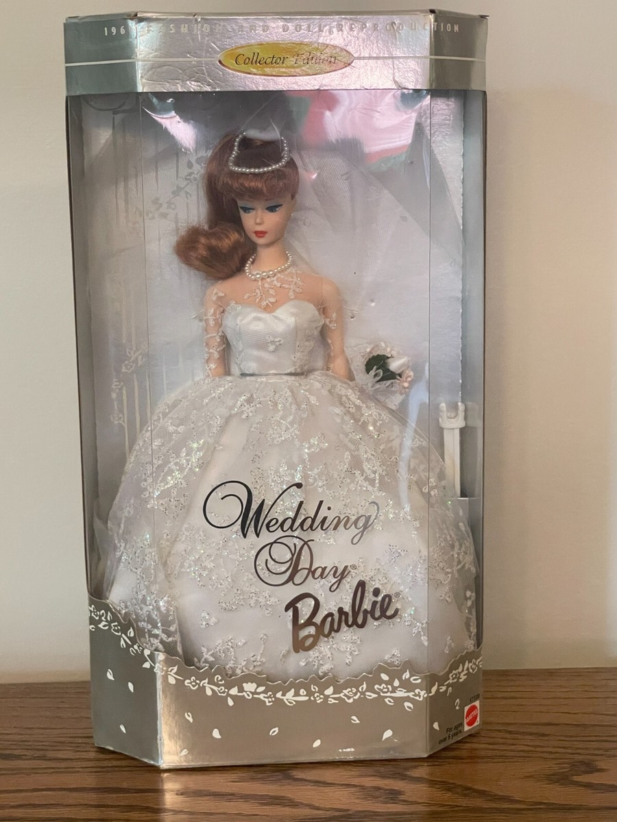 1993 MATTEL 1961 REPRODUCTION WEDDING DAY BARBIE DOLL COLLECTOR