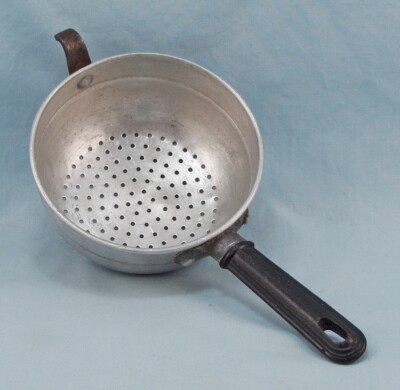 Aluminum Handheld Metal Strainer Colander Sieve Made in Italy