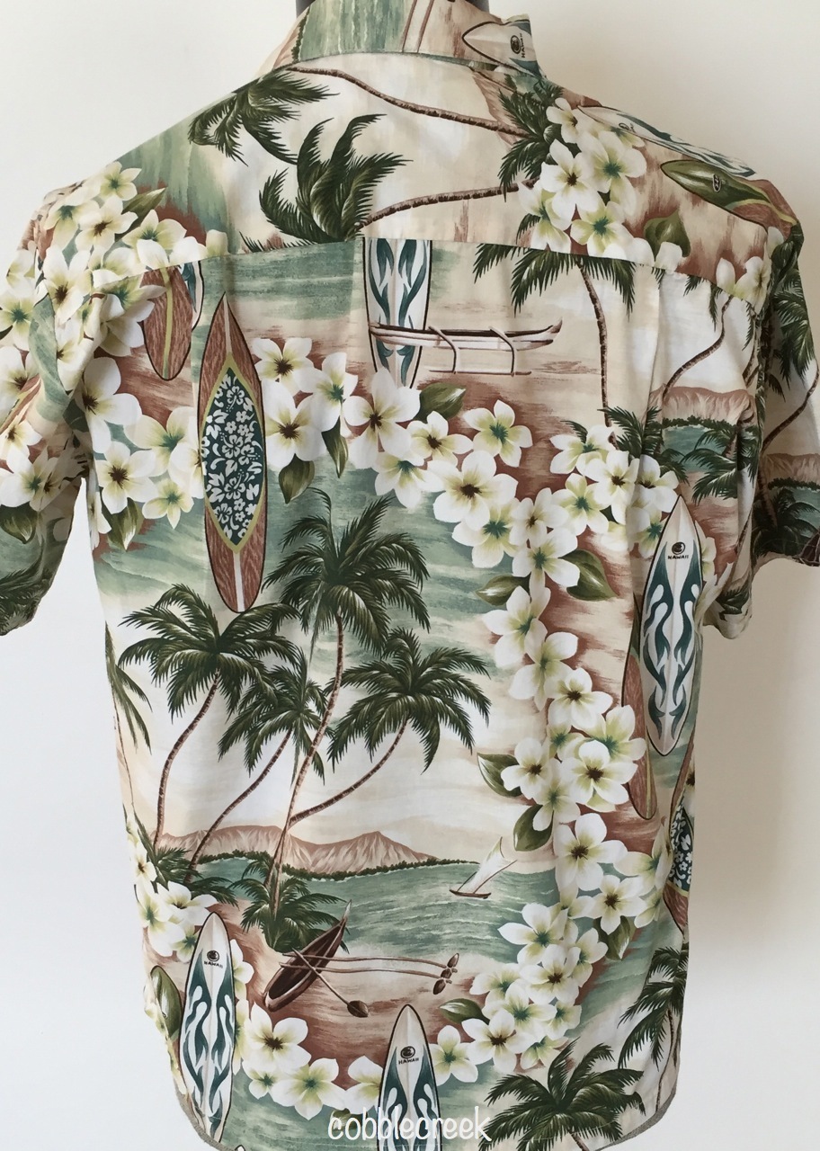 Hawaiian Shirt Surfboards KY's M Vintage Cotton Made … Gem