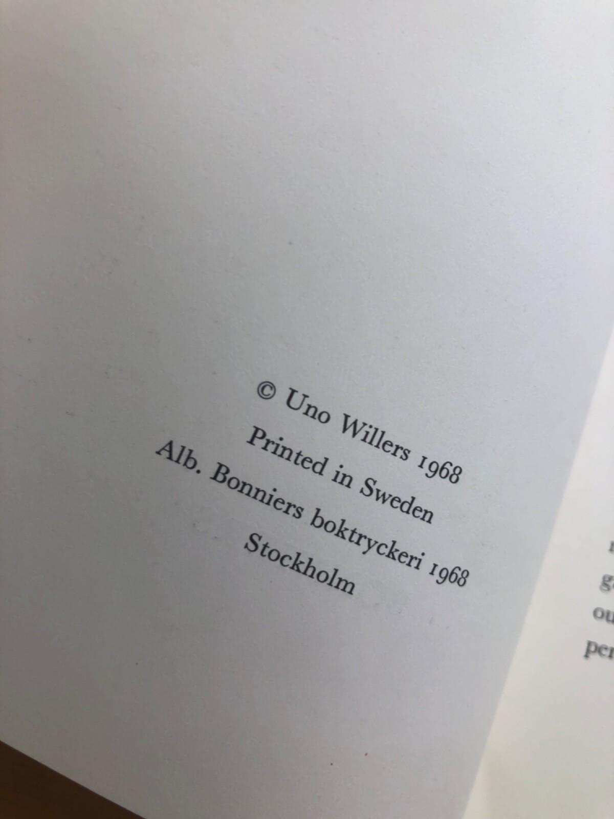 STRINDBERG OM SIG SJALV Uno Willers Bonniers IN SWEDISH 1968 Illus 1st 48p Paper