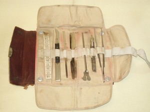 Vintage-scarce-WWII-original-medicine-medical-field-surgical-D-PEREES-SOLINGEN