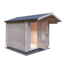Shire Crinan 8x8 Log Cabin 19mm interlock  Cladding