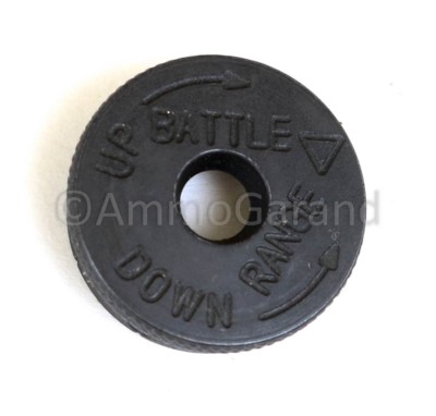 M1 Garand Rear Sight Elevation Pinion Knob Cap W2 Lock Bar Parts SA Closed Arrow