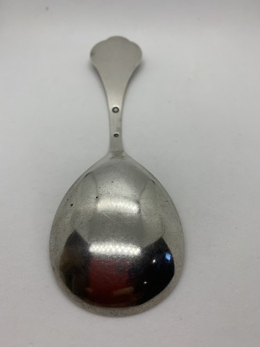 Antigua Artes y Oficios Plata Danesa CFH para servir cuchara hoja follaje uva baya - Imagen 7 de 7