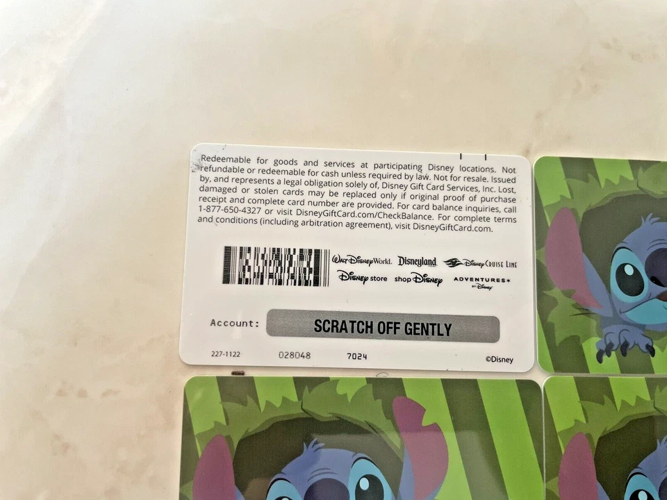 Gift Card - Disney Stitch -LOT of 30 Collectible -No Value - Image 3 of 3