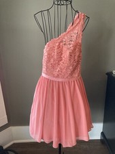 David’s Bridal dress. Size 2. One Shoulder.