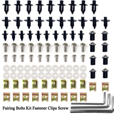 Fairing Bolts Kit Fastener Clips Screw Fit For Honda NSR 250R MC28 PGM4 94-96 95