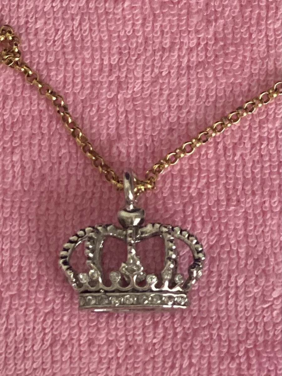 JUICY COUTURE CROWN NECKLACE FOR GIRLS.