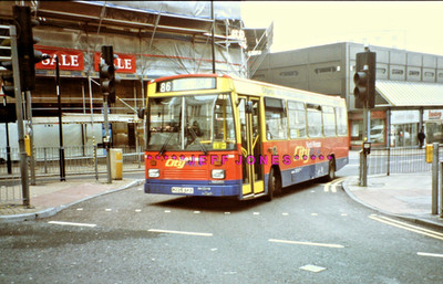 ORIGINAL BUSFOLIE 16986 - North Western DART / E.L. 1226 M226AKB Liverpool 21.9.99