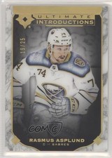 2019-20 Ultimate Collection Introductions Onyx Black 19/25 Rasmus Asplund 01ks