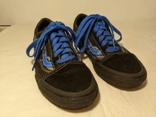 Vans Breana Geering Mens Size 4.5 Skate Old Skool Black Blue Snake