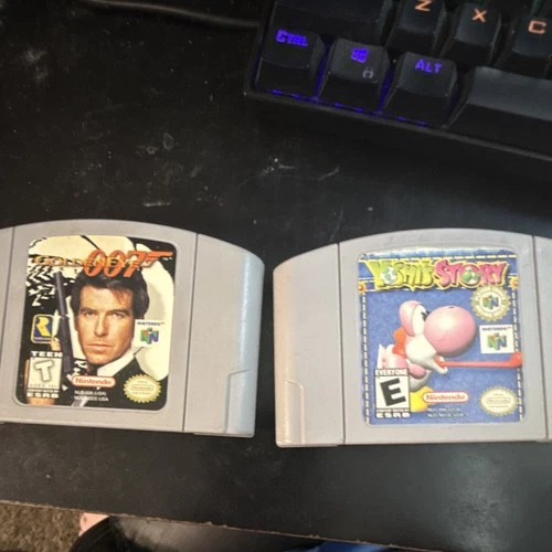 Nintendo GoldenEye 007 & Yoshi's Story Nintendo 64 Game Cartridges NTSC-U/C
