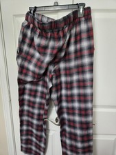 Nautica Men's Plaid Lightweight Cozy Fleece Pajama Pants Large NWT