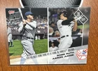BABE RUTH & AARON JUDGE 2017 TOPPS NOW TIED HR'S #669 NY YANKEES Rookie Card RC