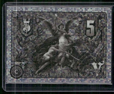 2024 Cardsmiths Currency #9 1896 $5 Educational Note Matrix Holofoil
