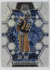 2023 Panini Mosaic White Sparkle Prizm Jack Youngblood #142 HOF 0qw3