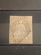 Timbre Suisse Yt 26 Oblitéré petit Clair Signé Ref 1271