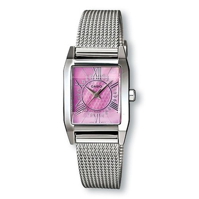 CASIO Core Collection LTP1339BD-4A Stainless Steel Watch, Pink Dial