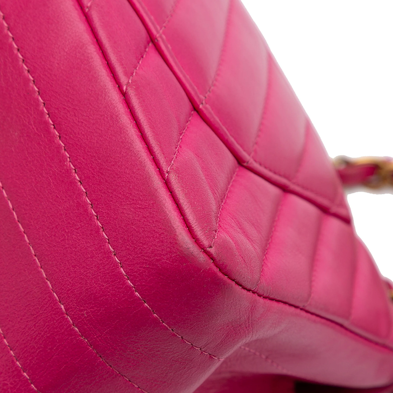 Chanel Mini Rectangular Classic Chevron Lamb’s Le… - image 7