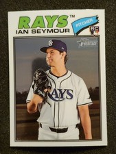 2026 Topps Heritage - Ian Seymour #181 - RC Chrome SP Rookie Short Print Rays