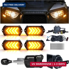UTV Turn Signal Kit with Horn Plug and Play - Universal Street Legal Blinker Kit