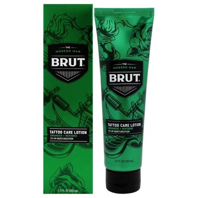 Brut Tattoo Care Lotion 24 Hour Moisturization - Lotion for Tattoos - Enhances C