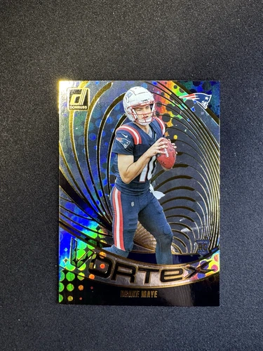2024 Panini Donruss Vortex Drake Maye RC #VOR-DMA New England Patriots Rookie