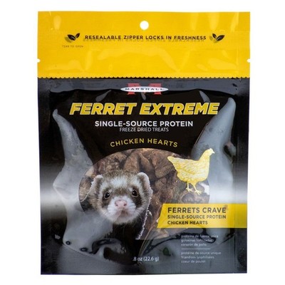 Marshall Ferret Extreme Chicken Hearts .8 oz.
