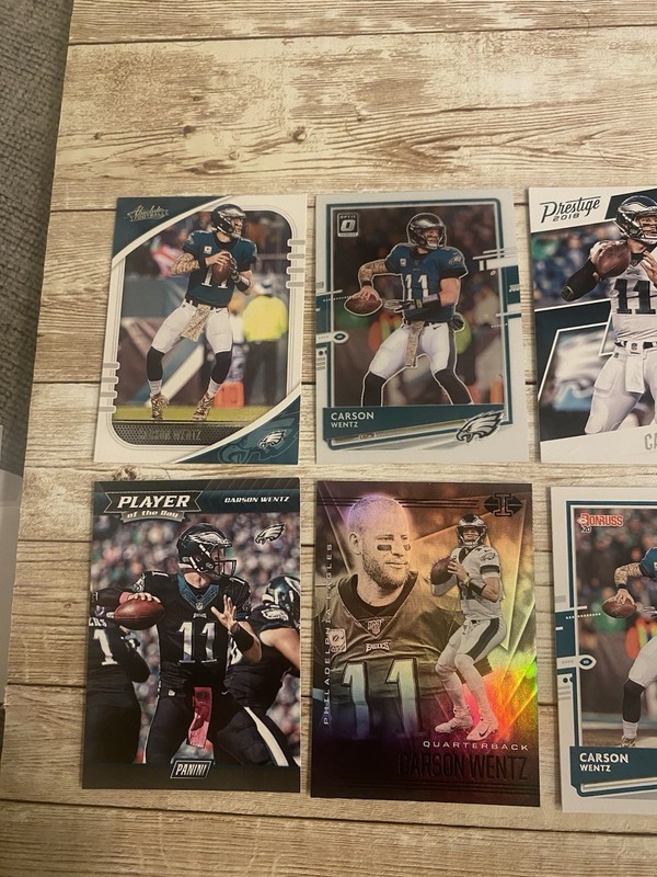 (14) Different Carson Wentz Lot #2 Philadelphia Eagles Indianapolis Colts