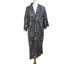 Madewell block print kimono, bohemian, global inspired, coastal, layering, artsy