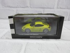 Minichamps 1/43 Porsche Cayman GT4 Clubsport Yellow Mini Car Street Version