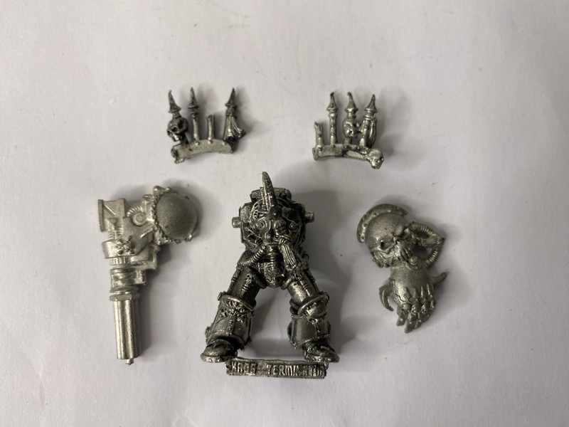 Warhammer 40k Chaos Space Marines Rogue Trader Metal Terminator Unbuilt GW