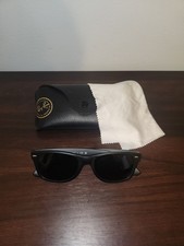 Ray-Ban New Wayfarer Polished Black/G15 Green Sunglasses RB2132 901 55-18 H20159