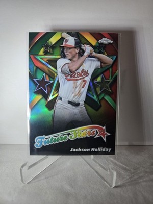 2025 Topps Chrome - Future Stars Jackson Holliday #FS-1 - Orioles - 5c