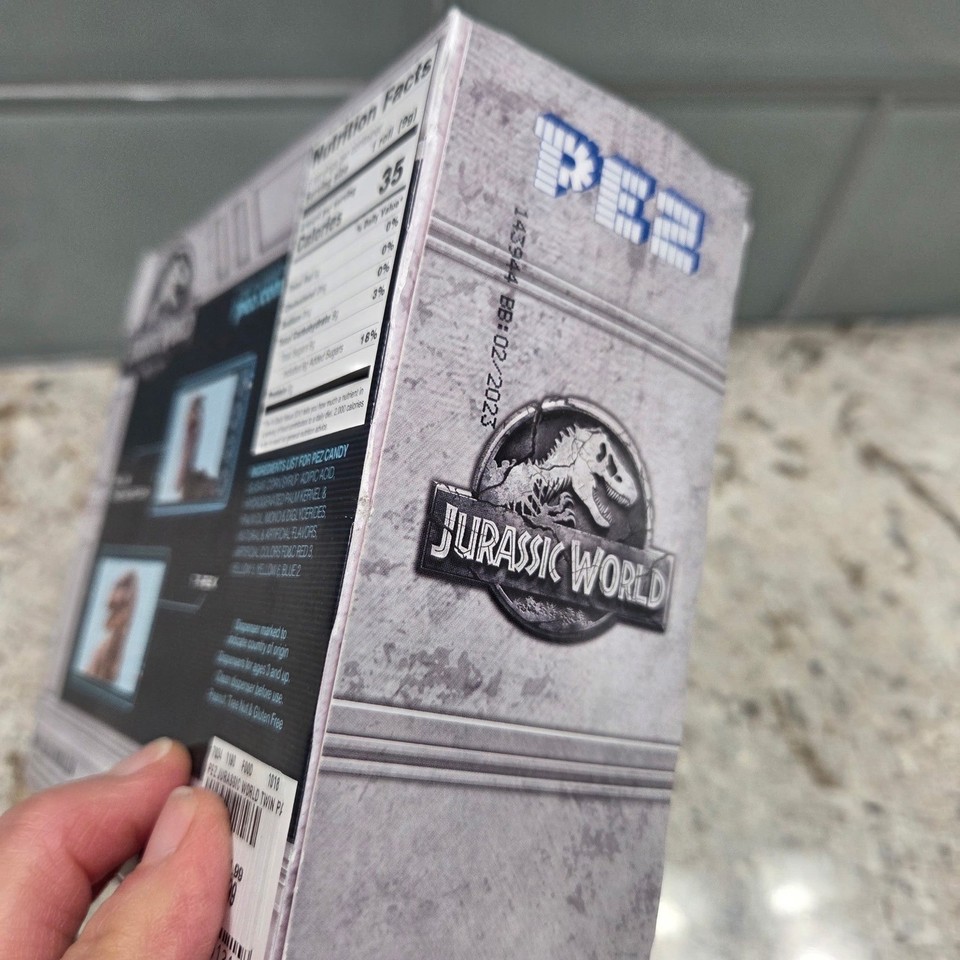 Jurassic World PEZ Candy Dispensers Twin Pack T-Rex Blue Raptor | eBay