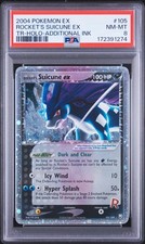 2004 POKEMON EX TEAM ROCKET RETURNS #105 ROCKET'S SUICUNE EX-HOLO PSA 8 on eBay