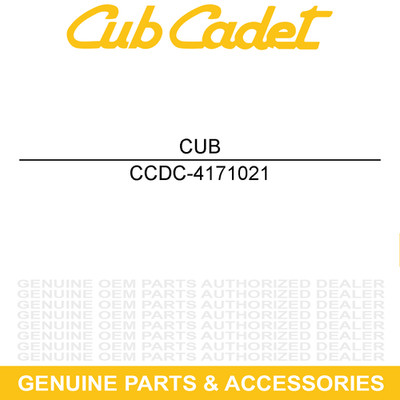 CUB CADET DC-4171021 Brake Pad Single Shoe Challenger 4x2 400LX 400
