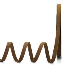 Brown Double Faced Velvet Ribbon 3/8 Inch 20 Yards Christmas Wreath Gift Wrap