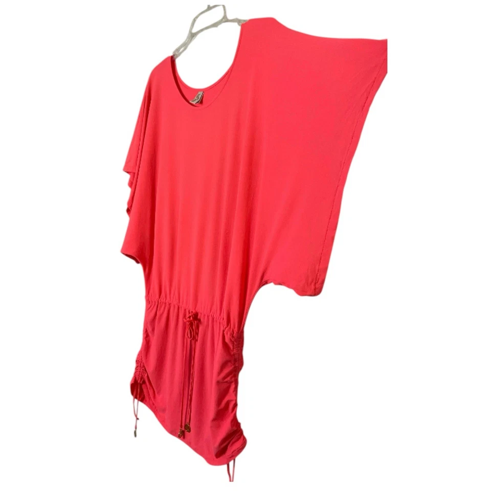 Vestido Luli Fama Lujo Bombshell Rojo Coral South Beach Talla XS Foto 2 de 4
