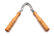 Vintage Wooden Handle Nutcracker Walnuts Hard Shelled Seafood Durable Well Made