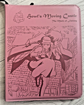 Studio Ghibili Howls Moving Castle Card Binder w Mystery Howl collectable cards