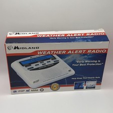 NEW Midland WR120B All-Hazards NOAA Weather Alert Radio w/ Alarm Clock